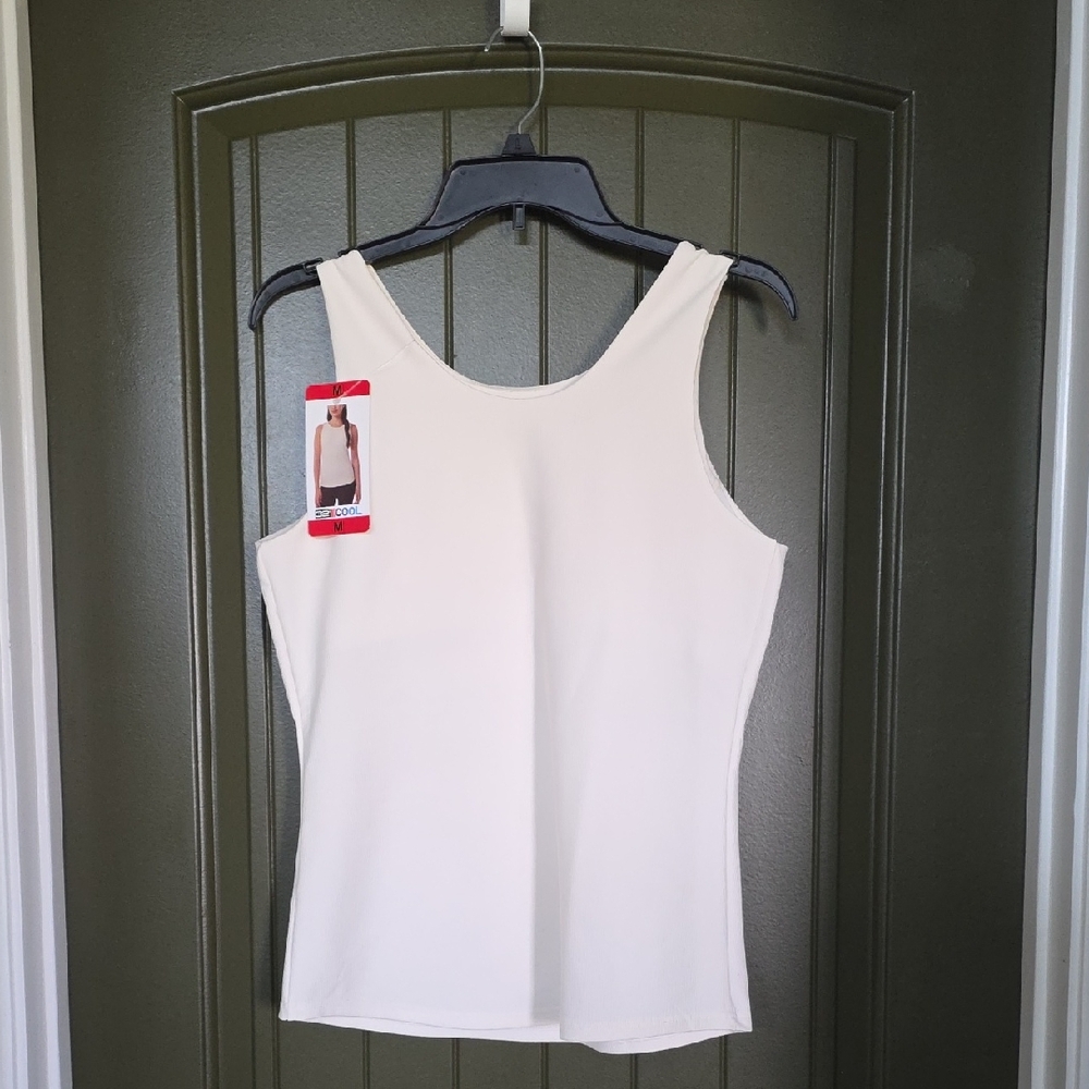 32 Degrees White Fitted Tank Top